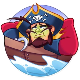 🤢 emoji Shiver Me Timbers Telegram sticker 16 of 25
