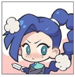 Sticker from Scissors Seven official emojis