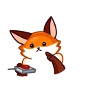 😡 emoji Red Fox Telegram sticker 11 of 28