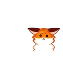 😰 emoji Red Fox Telegram sticker 19 of 28