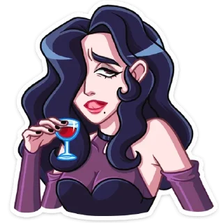 🍷 emoji Лавиния (@TgSticker) Telegram sticker 22 of 48