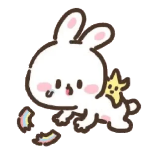 🐰 emoji ⟡ ┈  ꒰ !!  @hqnerv    ꮚ  🥛 Telegram sticker 10 of 14