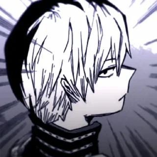 Sticker from // Todoroki Shoto // @sshasstiks // Шото Тодороки