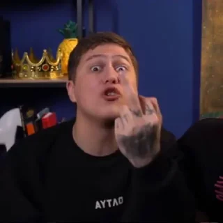 🖕 emoji Руслан тушенка Telegram sticker 20 of 100