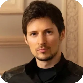 🫥 emoji Дуров Telegram sticker 7 of 8