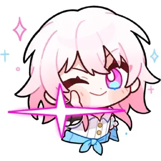 💚 emoji Хонкай Telegram sticker 19 of 25