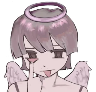 😒 emoji angelcore @angelomorphia Telegram sticker 19 of 21
