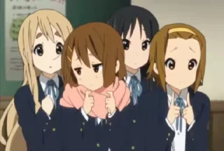 👉 emoji K-ON! TOP 1 ANIME ❤️❤️❤️ @Evilgan Telegram sticker 3 of 50