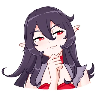 🤔 emoji Тёмная Айрис Telegram sticker 21 of 48