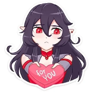 🌟 emoji ^^Тёмная Айрис^^ Telegram sticker 10 of 26