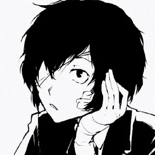 😲 emoji Dazai Telegram sticker 9 of 44
