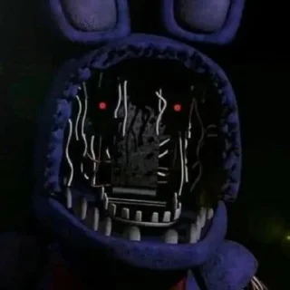 🌟 emoji Withered Bonnie @fnaf9stikers Telegram sticker 2 of 96