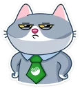 😑 emoji СберКот :: @stickroom Telegram sticker 20 of 24