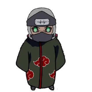 🙂 emoji Мини Акацуки Telegram sticker 11 of 11