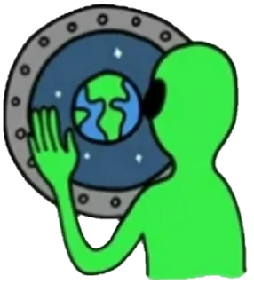 👽 emoji 𓄼 𝘁𝗲𝗹𝗲 | @hussione 𓄹 Telegram sticker 1 of 20