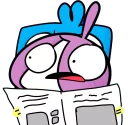 😳 emoji Аниматор Мирби @lennysticker Telegram sticker 8 of 28