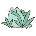 😺 emoji AnimatedPusheen @IMG2D Telegram sticker 11 of 50