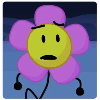 Sticker from BFDI - Flower! | @tavloi