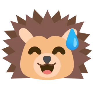 🌟 emoji Aether the hedgehog Telegram sticker 5 of 109