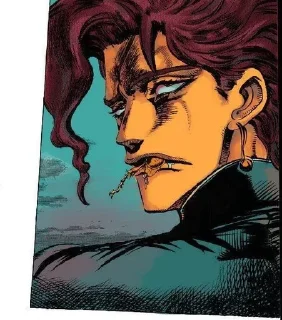 🙄 emoji Kakyoin manga Telegram sticker 14 of 47