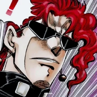 ❗️ emoji Kakyoin manga Telegram sticker 7 of 47