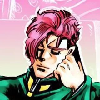 😪 emoji Kakyoin manga Telegram sticker 22 of 47