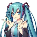 Sticker from Vocaloid @IMG_2D