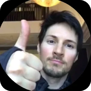 Sticker from Durov