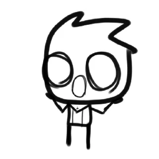 😱 emoji Кривой-Петросян🕳 Telegram sticker 10 of 32