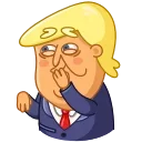 😊 emoji Trump Telegram sticker 17 of 20