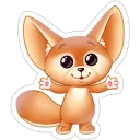 Sticker from Лисёнок Фенечка
