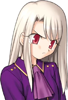 😡 emoji Fate/stay night — Illyasviel von Einzbern Telegram sticker 12 of 73