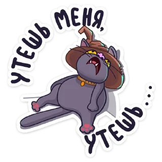 😪 emoji Кот Сима :: @stickroom Telegram sticker 23 of 49