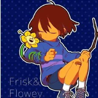 💜 emoji Фриск Telegram sticker 9 of 24