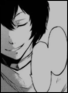Sticker from dostoevsky × dazai