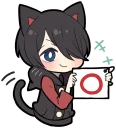 Sticker from BLACK KITTEN 3 :: @line_stickers