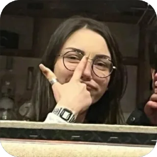🤓 emoji Ксюша Полоскова 🎪 Telegram sticker 8 of 22