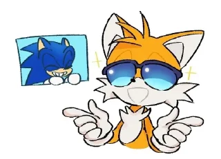 😎 emoji Tails_fox Telegram sticker 13 of 57