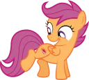 😍 emoji Scootaloo Telegram sticker 24 of 31