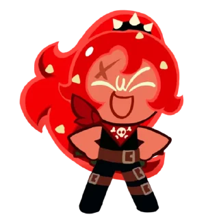 Sticker from Chilli pepper cookie