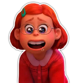 😋 emoji Turning Red (@ganstfeveral) Telegram sticker 9 of 97