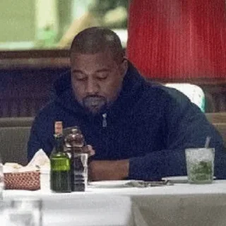 😐 emoji @TVstickers Kanye West Telegram sticker 24 of 55