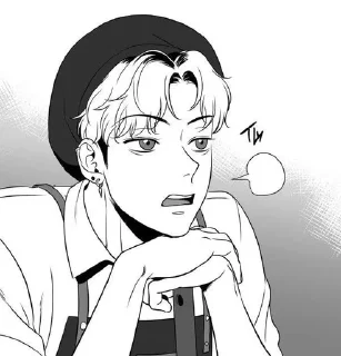 😮‍💨 emoji Bl manhwa Telegram sticker 1 of 16