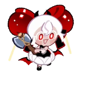 🤩 emoji Candy Apple Cookie • @run_cookie_run Telegram sticker 15 of 50