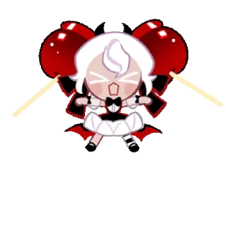 🤩 emoji Candy Apple Cookie • @run_cookie_run Telegram sticker 19 of 50