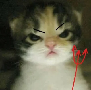 👿 emoji Я устала блять Telegram sticker 19 of 23