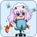 🔥 emoji chpic.su • @Premium_Stikers | Чиби Алекса Telegram sticker 3 of 52