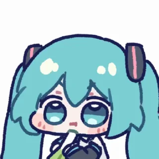 😋 emoji Miku! (By miratsu169) Telegram sticker 11 of 43