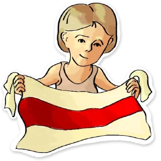 Sticker from Жыве Беларусік