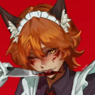 🦊 emoji ren Telegram sticker 6 of 43